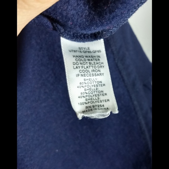 Mixed Threads crop top half zip sweater - Picture 2 of 5